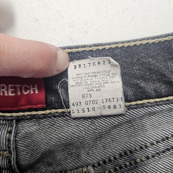 Levi Cut Offs 518 Superlow Black - Picture 11 of 11